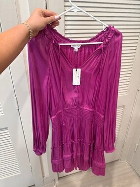 Pink current air dress